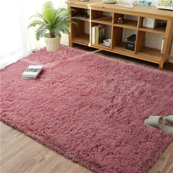 Soft Modern Indoor Large Shaggy Rug for Bedroom Livingroom Dorm Kids Room Home - Picture 2 of 6